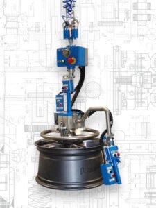 Gripping system for car rims Maniflex Manipulator arm lifting devices