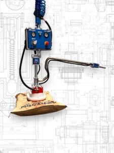 Suction cup system for bag Febe pneumatic cable manipulator