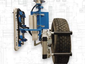 Outil de préhension pour pneus pour TEUS Dispositif pneumatique manutention charge
