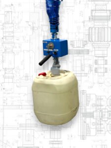 Haken für Kunststofffässer, konzipiert für Maniflex-Industriemanipulatoren