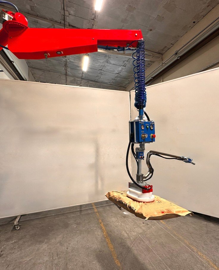 Maniflex manipulator with vacuum grip for sack and bag handling