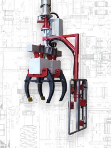 Pinza con rotazione per LITUS Attrezzatura industriale manipolazione carichi